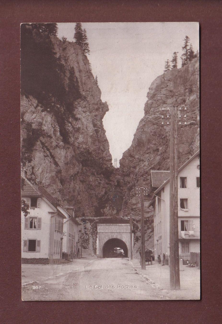 Cartes postales: COL DES ROCHES - 1913 – D'occasion à Pully par nicecards-shop