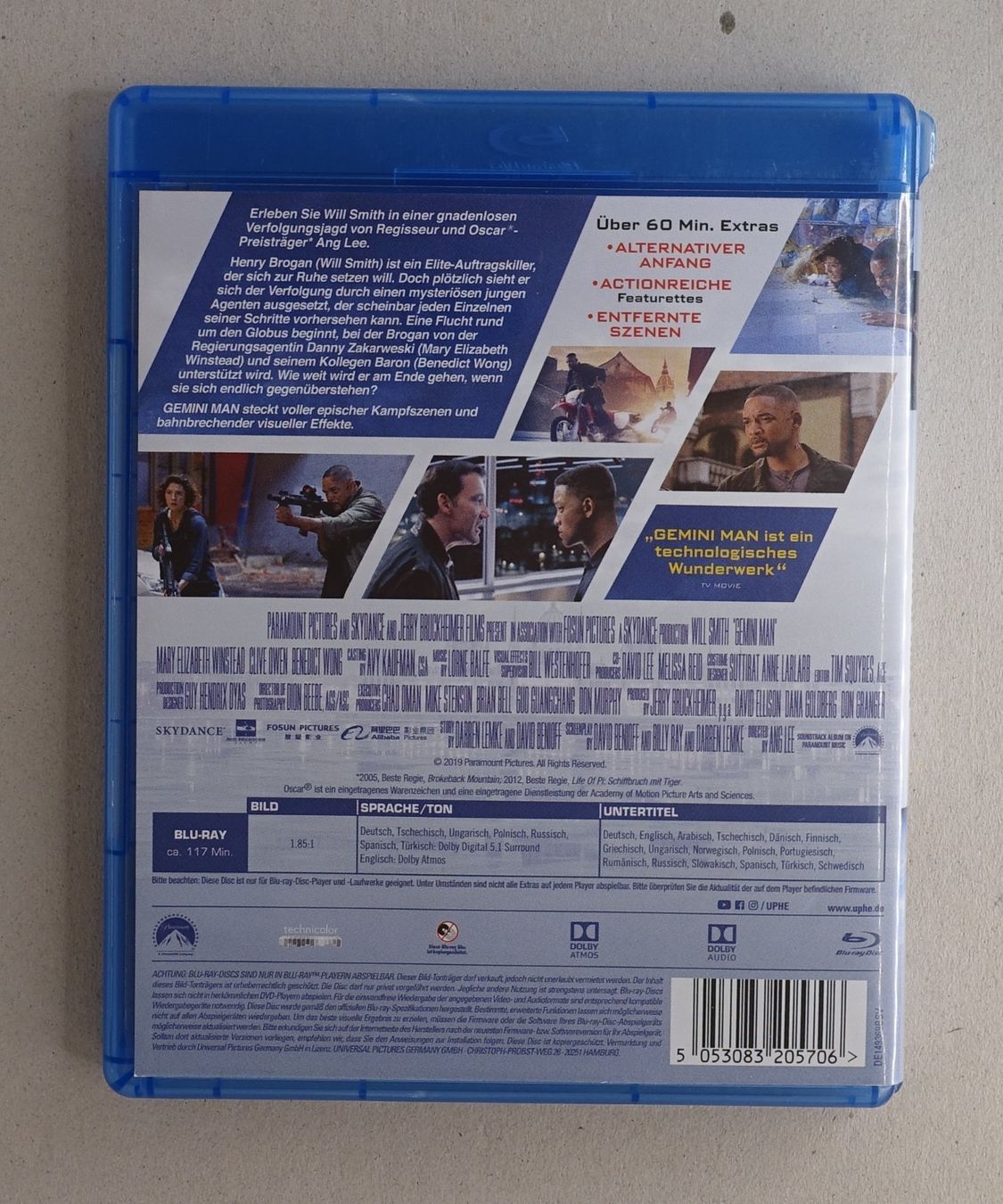 Tutti i DVDs: Gemini Man - Blu-ray mit Will Smith, Clive Owen – Usato da Sessa venduto da fraenklishop 1
