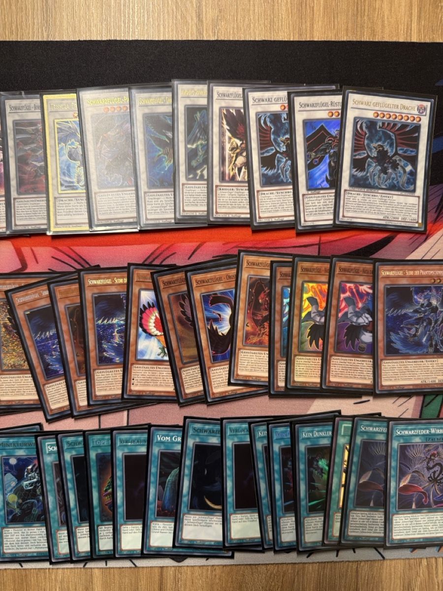 Yugioh Sammelbilder & Trading cards: Schwarzflügel Deck Yugioh 53 Karten + Box – Gebraucht aus Arbon von ids 3