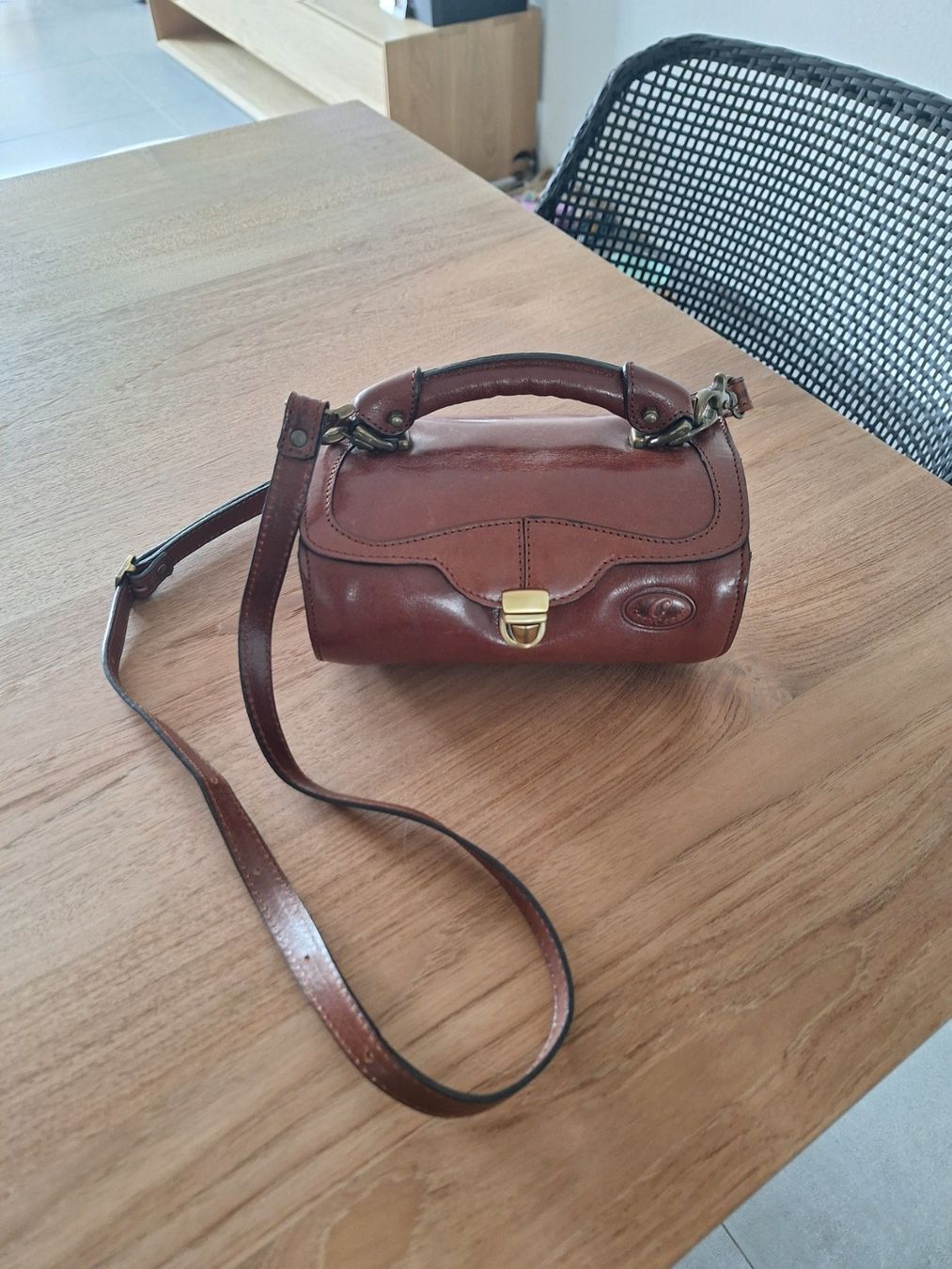 Taschen für Damen: Sac à main en cuir vintage unique – Neu (gemäss Beschreibung) aus Nyon von smoret2 3