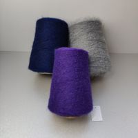 Wolle Superkid Mohair von Lineapiu, Visone 289g kobalt