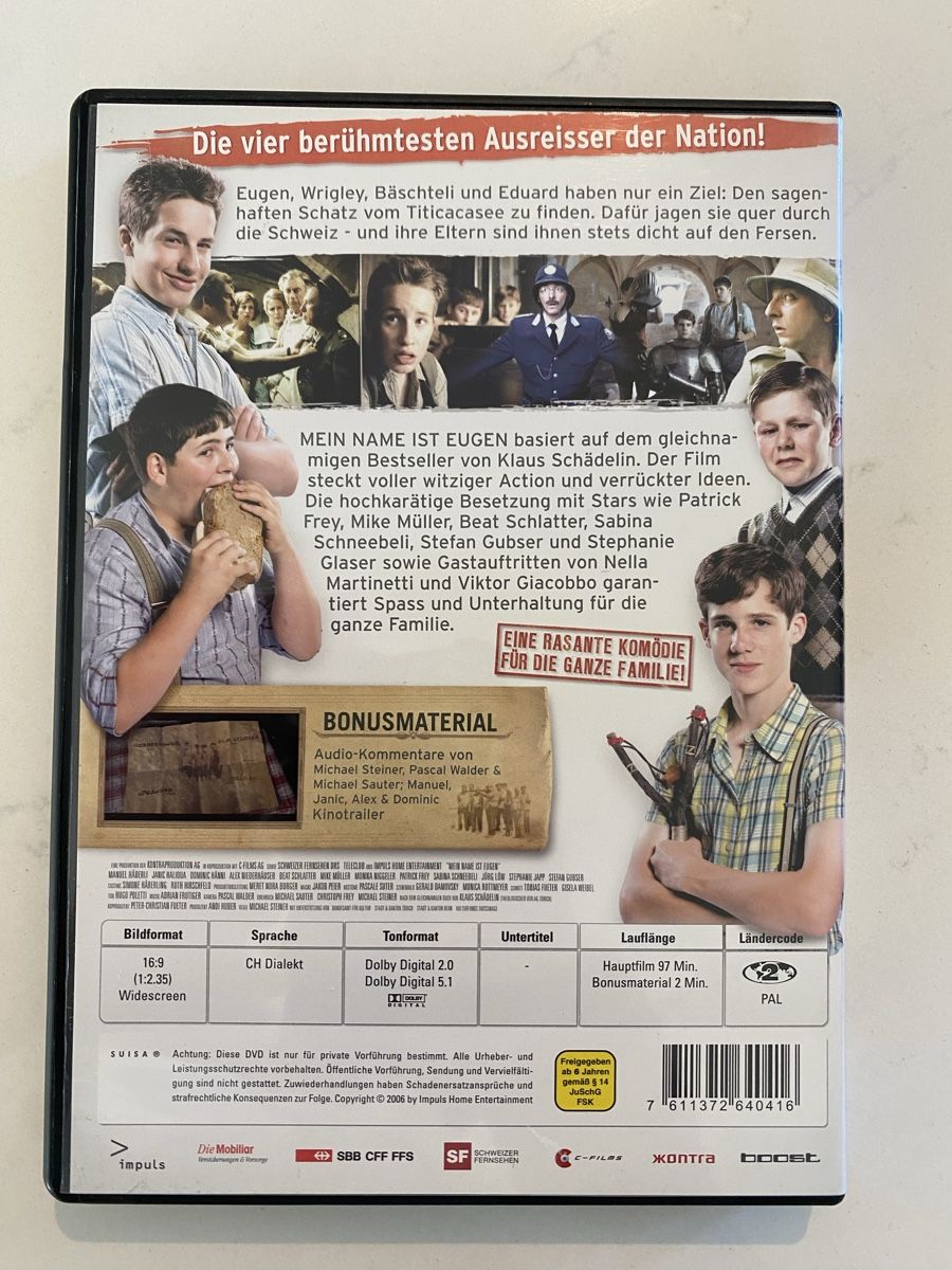 Tutti i DVDs: DVD Mein Name ist Eugen  – Usato da Rüschlikon venduto da Granulat204 1