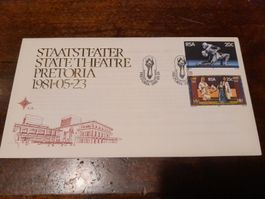 Théâtre d'État Pretoria 1981 - Rare enveloppe philatélique!