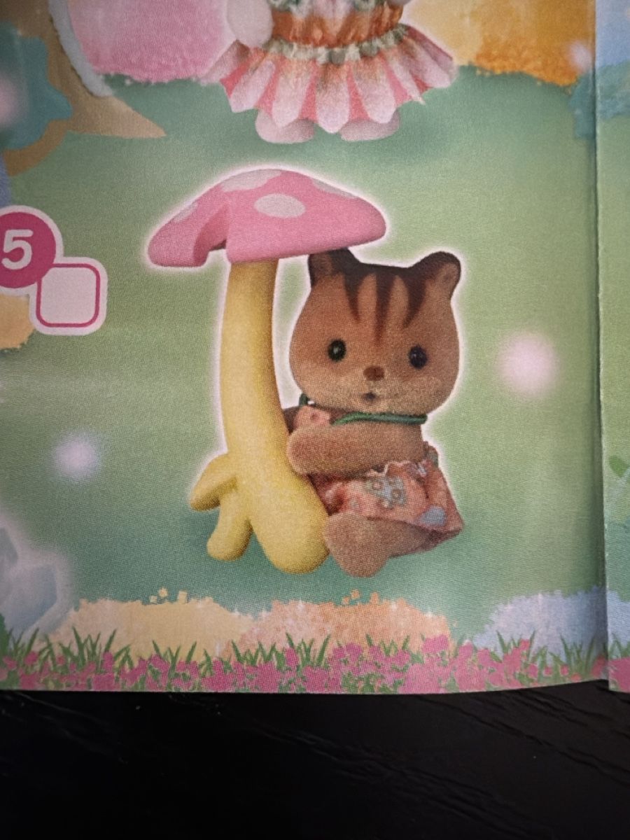 Figuren: Sylvanian Families Eichhörnchen mit Pilz – Neu (gemäss Beschreibung) aus wynigen von Birnenmus 1