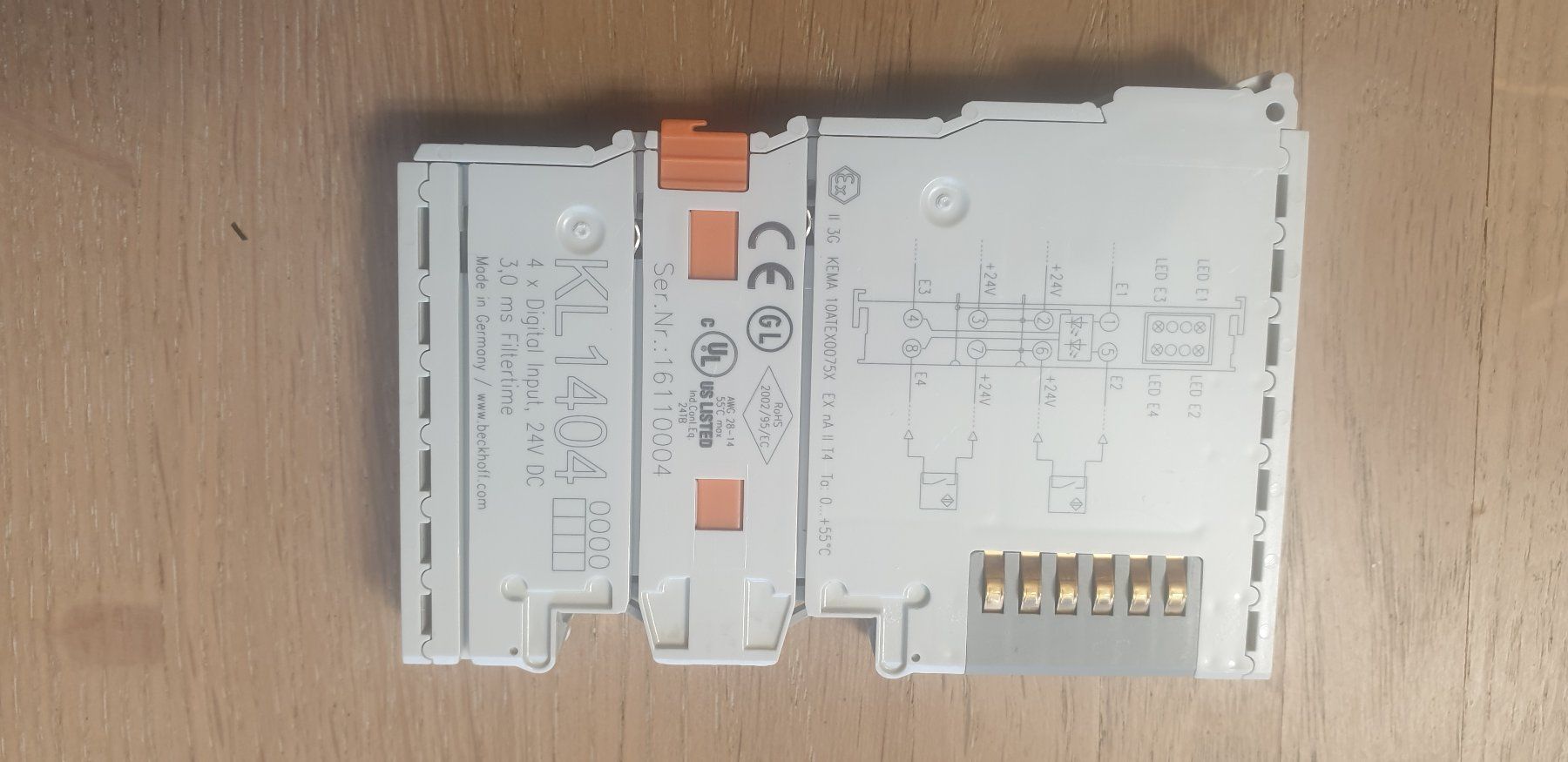 Beckhoff Componenti elettronici: Beckoff 4xDigital Input – Usato da Rapperswil BE venduto da SF-15 1