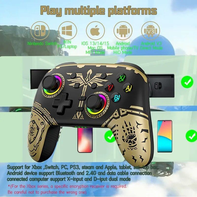 Controller: Kabelloser controller Gamepad Nintendo Pro Switch oled/Lite – Neu und originalverpackt aus Genève von Top-Trend 8