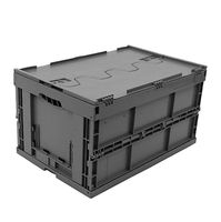 5Stk. EURO-Mass Faltbox 6432 NG DL,, grau, 61.1l