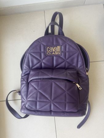 Cavalli Class Rucksack Lila Kunstleder