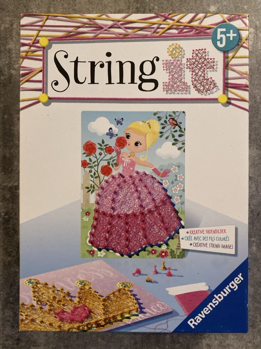 Kit bricolage: Ravensburger String it Fadenbilder Prinzessin Bastelset – Usato da Niederbüren venduto da funkel06