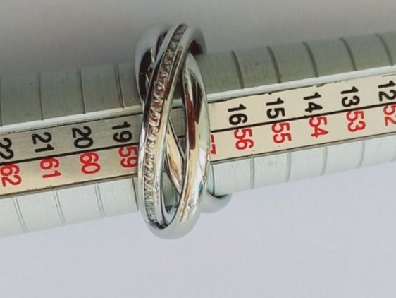 Anelli: TRINITY Fingerring Edelstahl G58 – Nuovo e nell'imballaggio originale da Winistorf venduto da acreativ 1