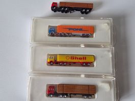 NOCH 4 Stück Sattelschlepper zu märklin mini-club