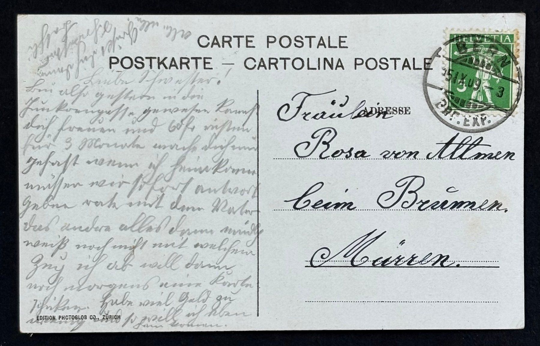 Cartoline postali: ANSICHTSKARTE BERN BÄRENGRABEN – Usato da Ostermundigen venduto da Wyatt-Earp 1