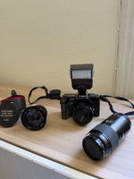 Minolta 5000 AF Set inkl. Objektive & Blitz – Vintage Analog
