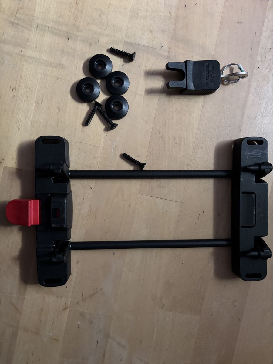 Supporti per biciclette: Racktime Klickfix Adapter · inkl Schloss – Usato da Thun venduto da Kerolein