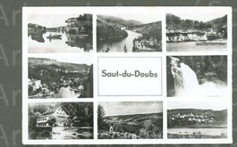 AK sw Saut- du-Doubs NE 8-fach- Multibild ≈ 1947