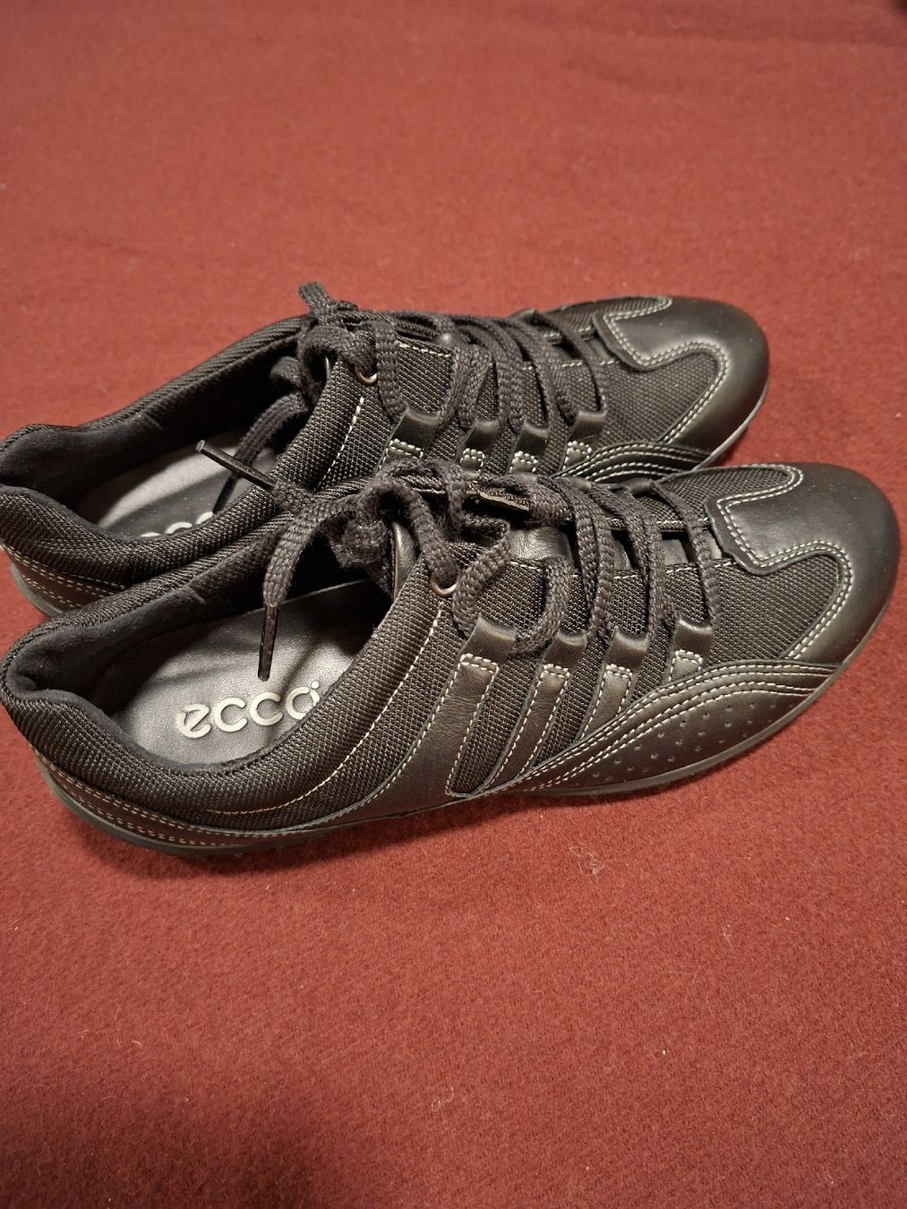 Ecco Scarpe da donna: Ecco Sneaker, Leder, schwarz, Gr. 37, neu – Nuovo e nell'imballaggio originale da Wolfhalden venduto da Irma-s-best
