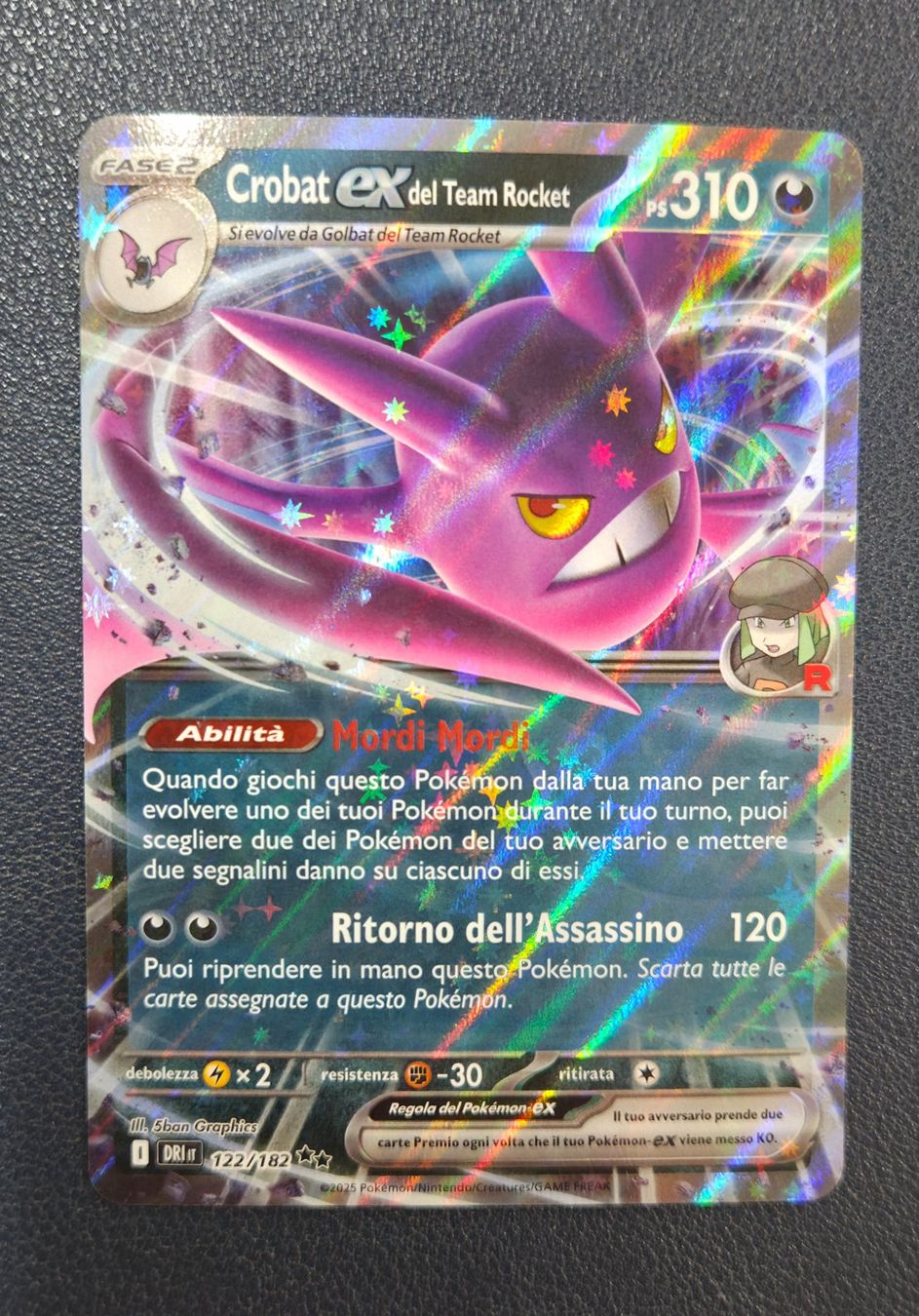 Pokémon Sammelbilder & Trading cards: Pokemon 122/182 Crobat Del Team Rocket ex IT – Gebraucht aus Lugano von pan_5zpg