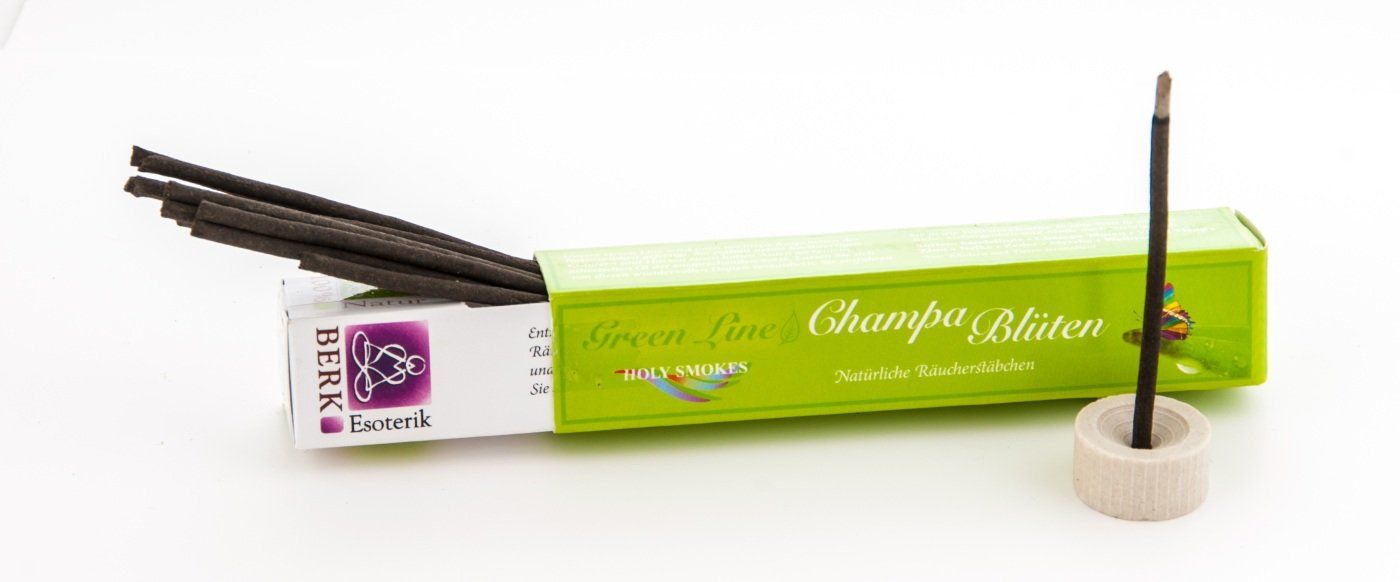 Candele: Champa-Blüten - Räucherstäbchen Green Line – Nuovo e nell'imballaggio originale da Mauren venduto da Yeelen