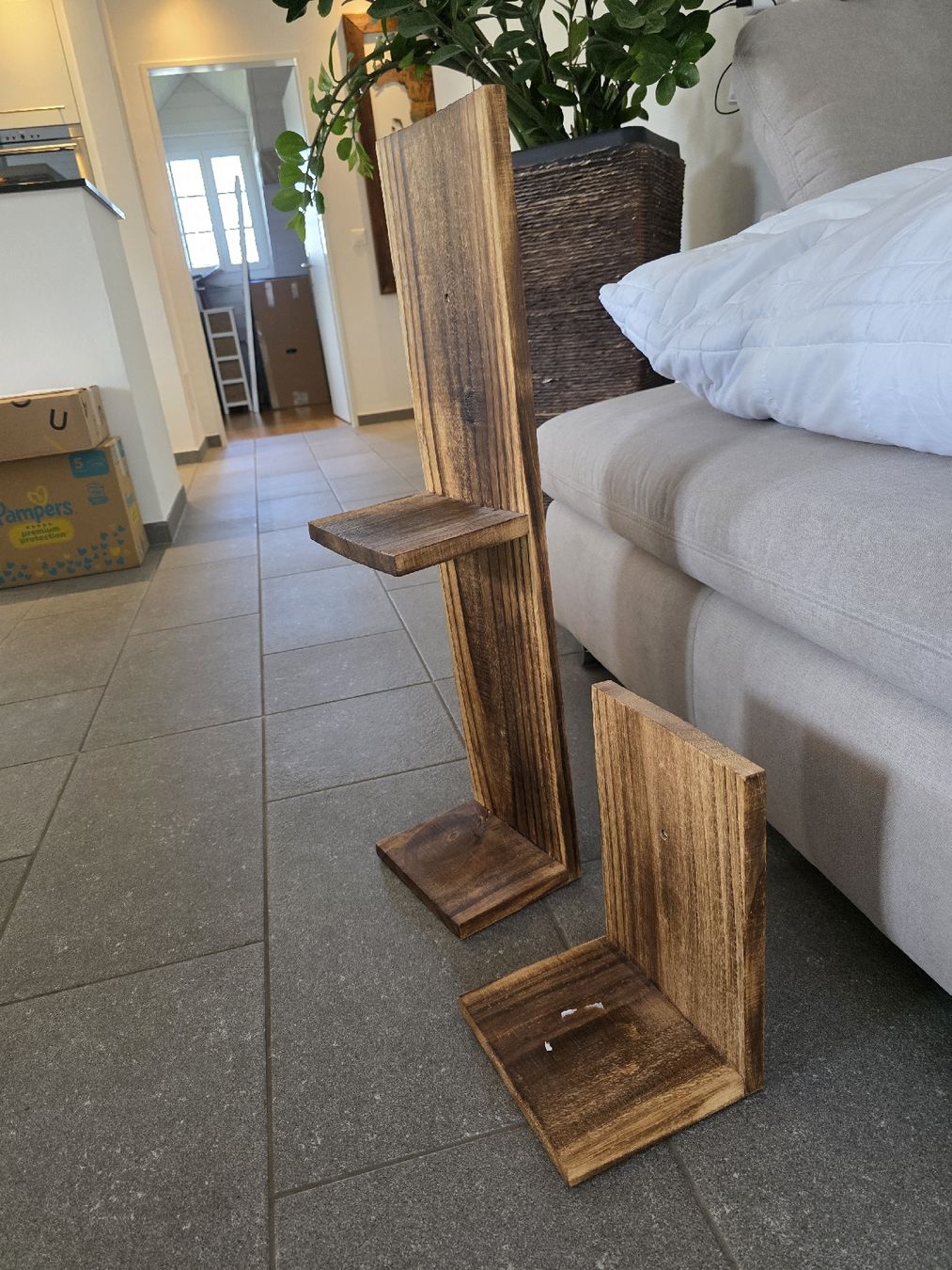 Scaffali: 2x Holz Wandregale - wunderschön rustikal – Usato da Klosters venduto da Sniggels 4