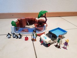 Playmobil set acqarium avec figurines