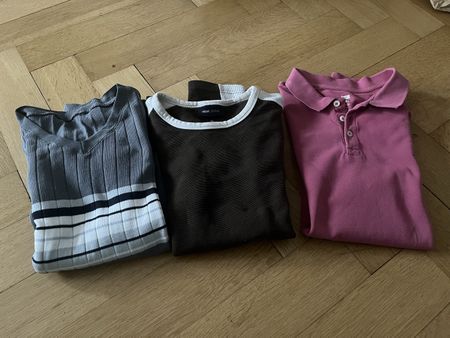 3er Set Herren T-Shirts, Grösse M & L,