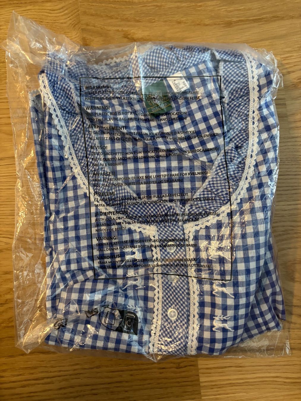Blusen: OS Trachten Bluse blau – Neu und originalverpackt aus Köniz von daniela175 5