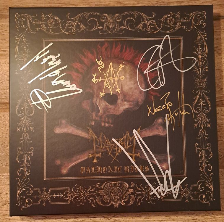 MAYHEM - Deamonic Rites Ltd. Edition Vinyl Box Set SIGNIERT (Neu ...