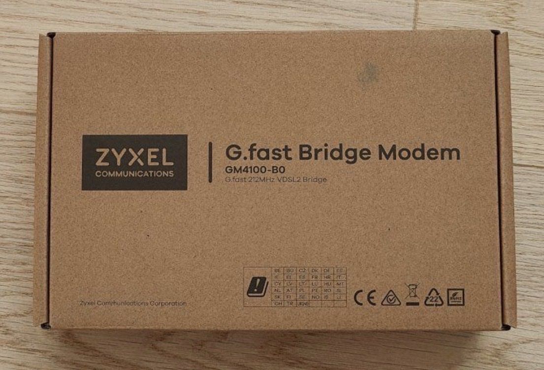 Zyxel Modems & Router: Zyxel GM4100 G.Fast Bridge – Gebraucht aus Allschwil von adrke 2
