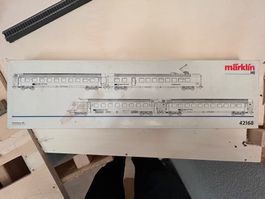 Märklin 42168 Wagenset SBB EW IV 3-teilig