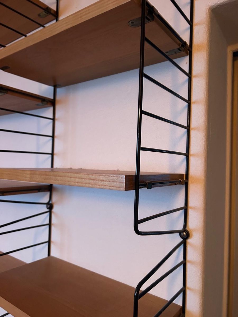 Regale: Étagère modulable String design vintage de Nisse Strinning – Gebraucht aus fribourg von Retroverso 4
