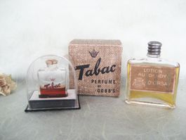 2 alte Parfüm Flakon Miniaturen – Flacon de parfum ancien