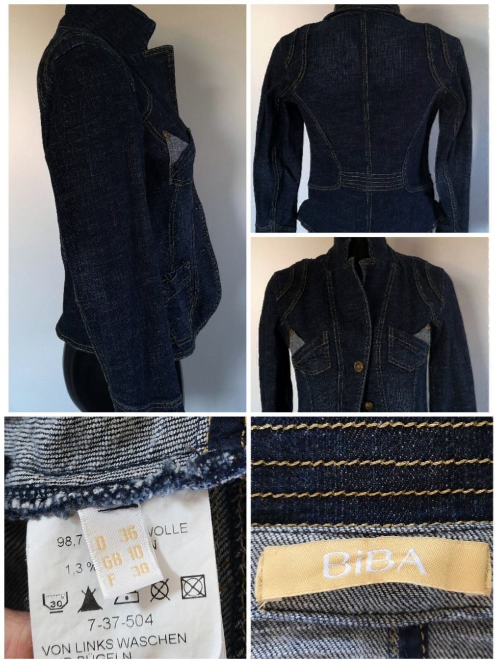 Biba Giacche: BIBA Jeansjacke – Nuovo (secondo la descrizione) da Widnau venduto da Schurlibua 5