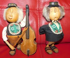 1 Spieldose und 1 Figur von Casa Grande,Dose signiert