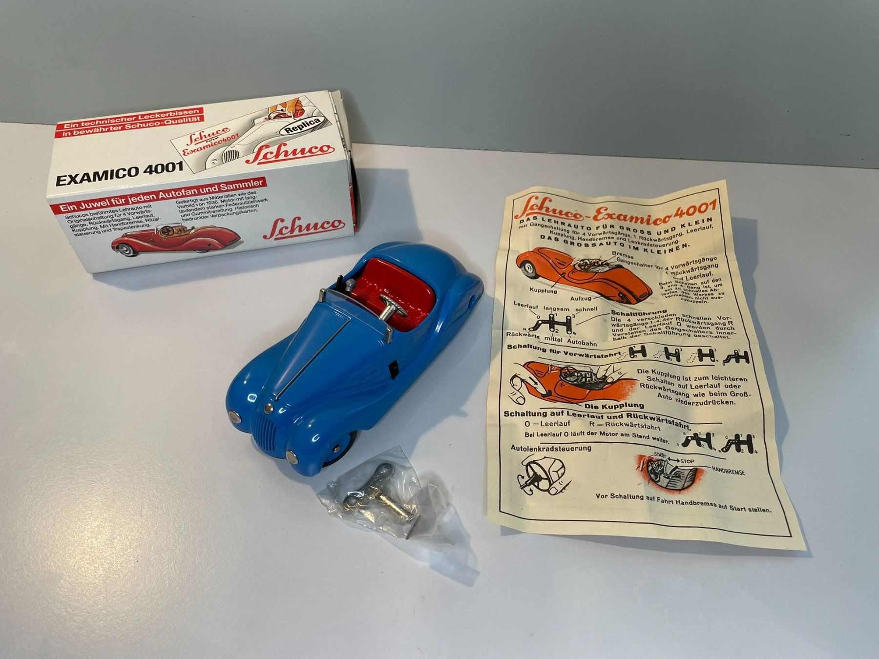 Schuco Modellautos: Schuco Examico 4001 Replica "blau" – Neu und originalverpackt aus Bättwil von Samuel_Wyss