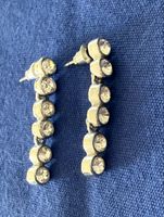 Ohrhänger, NEU, 3 cm lang, mit Strass!