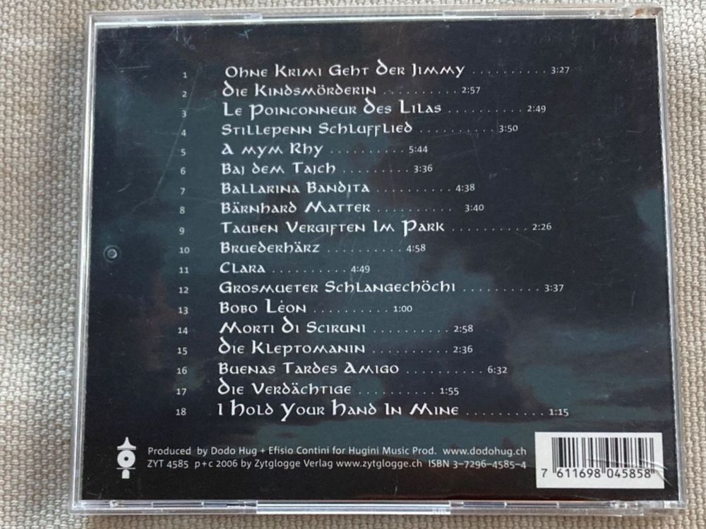 CDs: CD, Dodo Hug,  Via Mala – Gebraucht aus Baden von Yoyo1 1