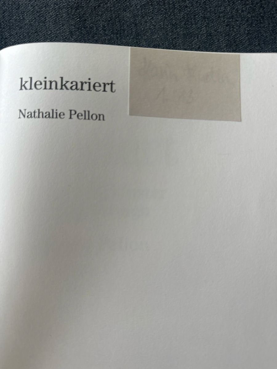 Libri: Klein Kariert Nathalie Pellon Textildesign Buch – Usato da Bern venduto da Ibizaflow 7