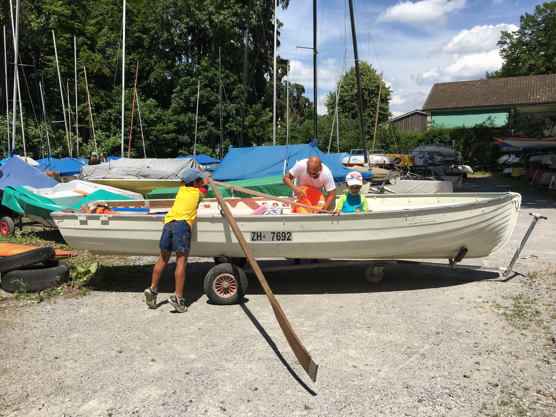 Bateaux: Spiboot / Ruderboot – D'occasion à Nänikon par Amoah75 3