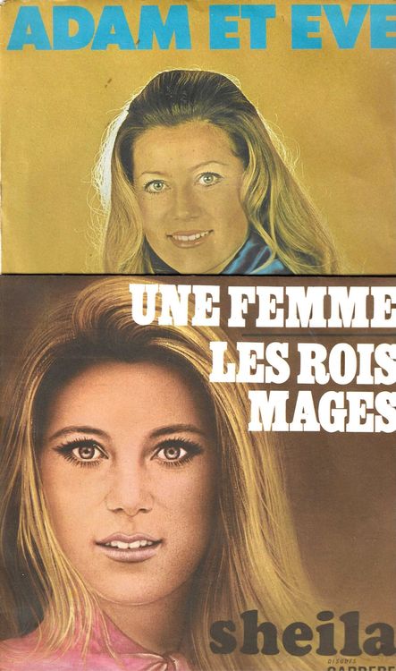 sheila-2-disques-les-rois-mages-adam-eve-gebraucht-in-savagnier