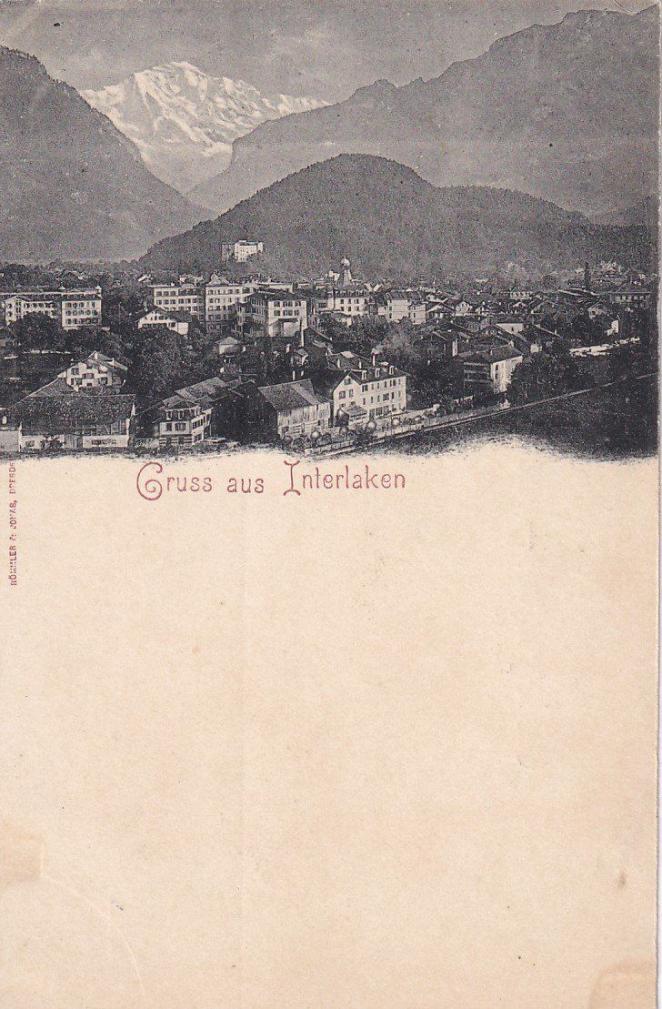 Ansichtskarten: AK Interlaken BE – Gebraucht aus Baar von Asmara111