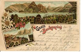 Gruss aus Beckenried  1899