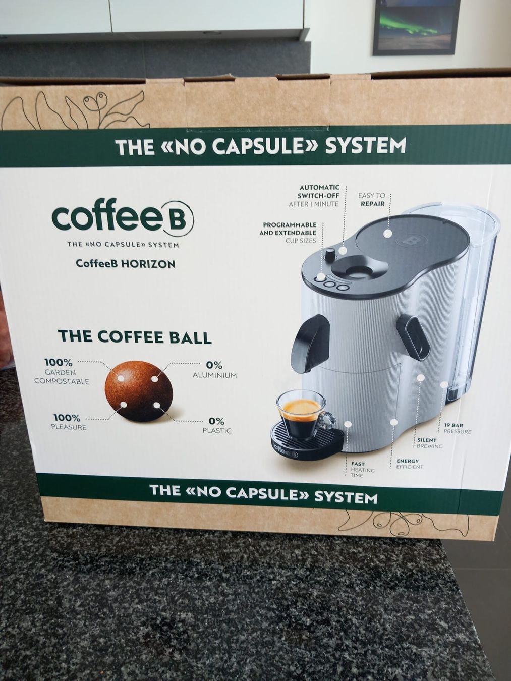 Coffee B Macchine per caffè & Macchine per espresso: Machine à café CoffeeB Horizon -  NEUF! – Nuovo e nell'imballaggio originale da St-Blaise venduto da DADADA1986