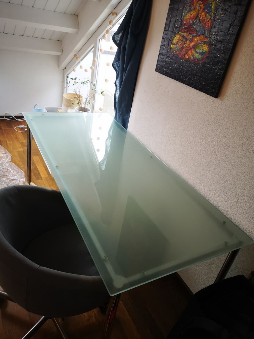 Schreibtische: Glastisch – Gebraucht aus Zürich von ste_q5ng