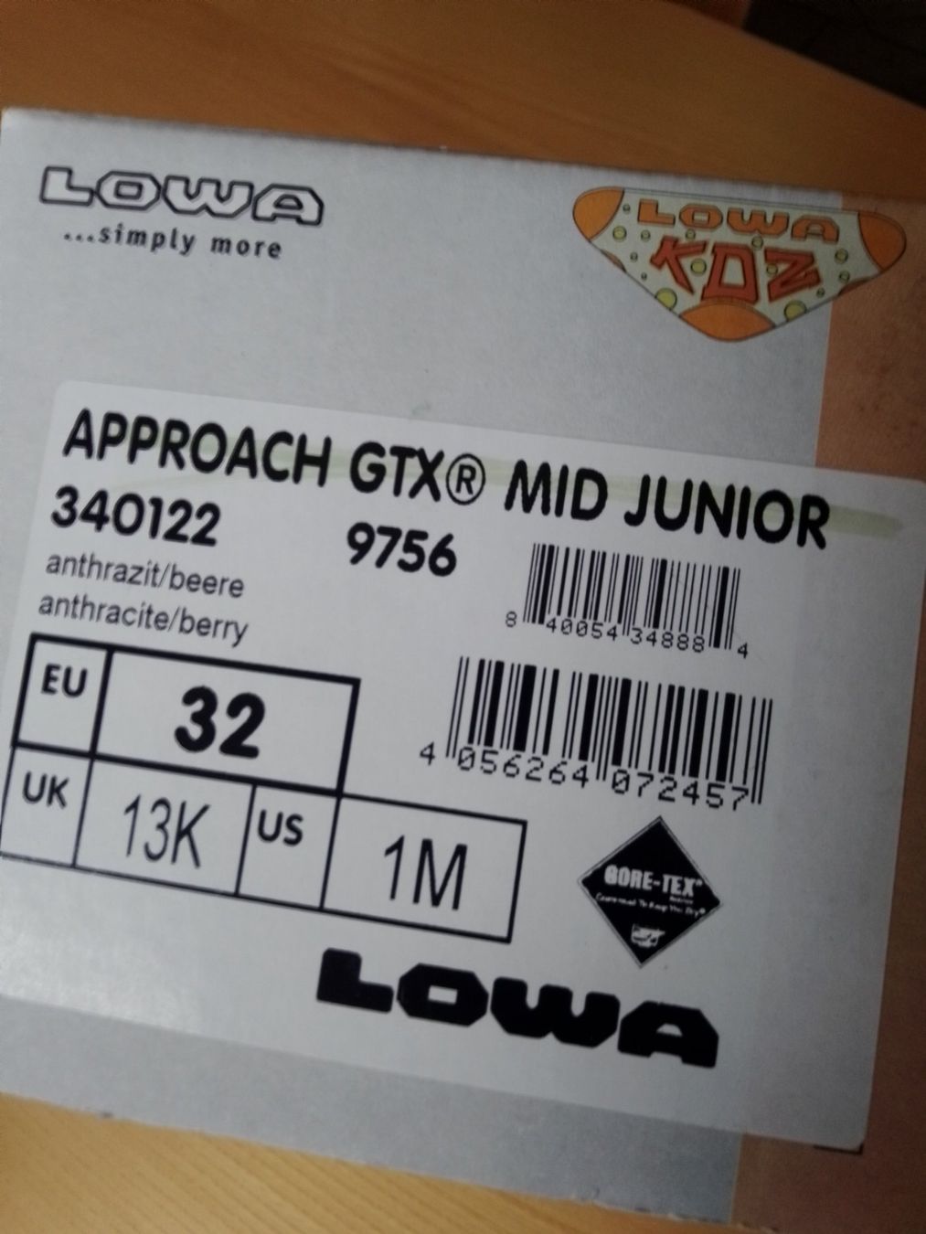 Lowa Scarpe da uomo: Lowa Approach GTX gr.32 new – Nuovo e nell'imballaggio originale da Echallens venduto da analog101 6