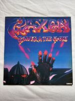 Saxon ‎– Power & The Glory vinyl LP original 1983 in SHRINK