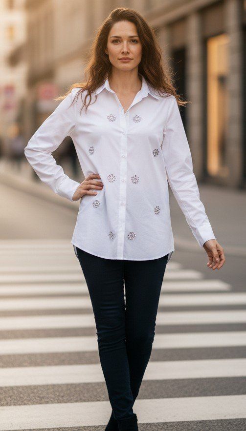 Camicette: CHEMISE EN COTON – Nuovo e nell'imballaggio originale da Camorino venduto da JPHANDMADE1