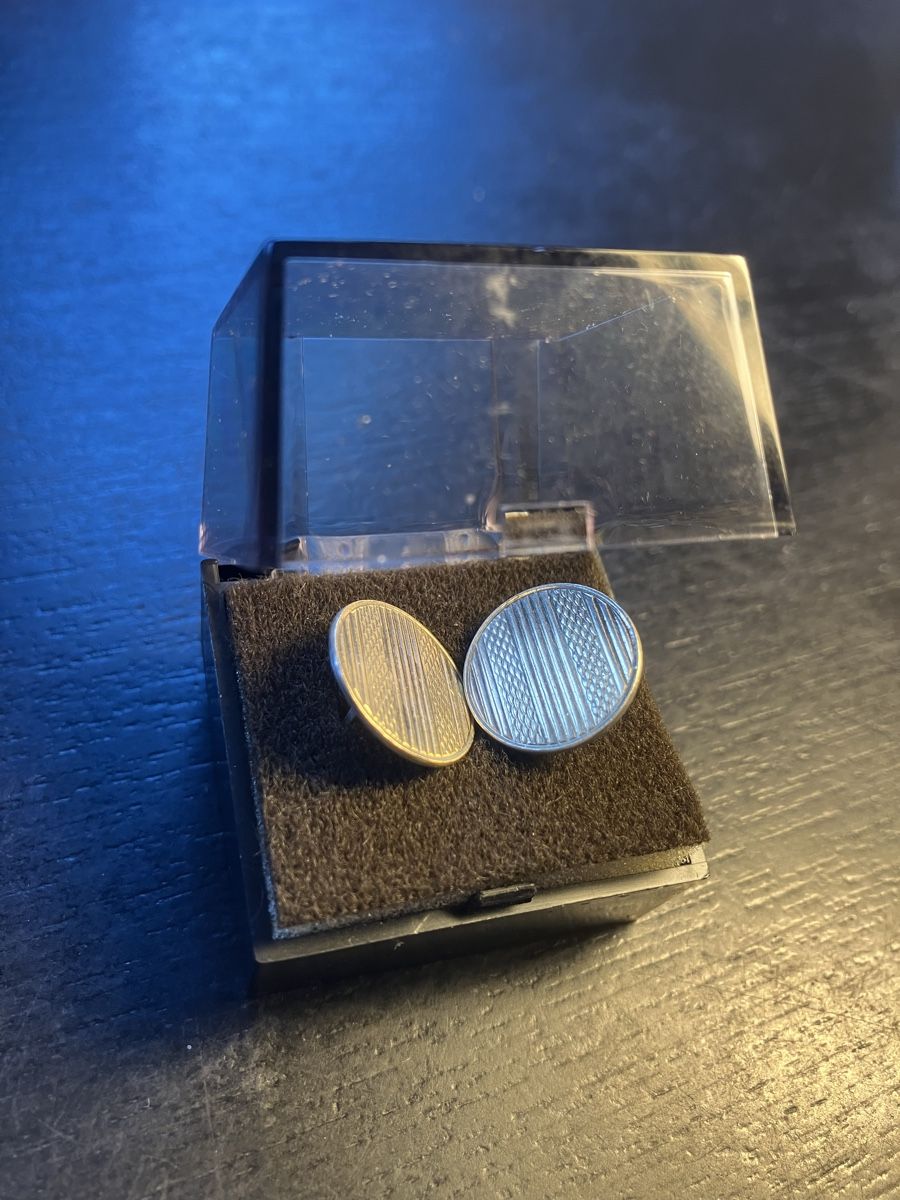 Gemelli: Manchetten  Knöpfe ,  Silber  800 – Usato da Herisau venduto da Penholder 3