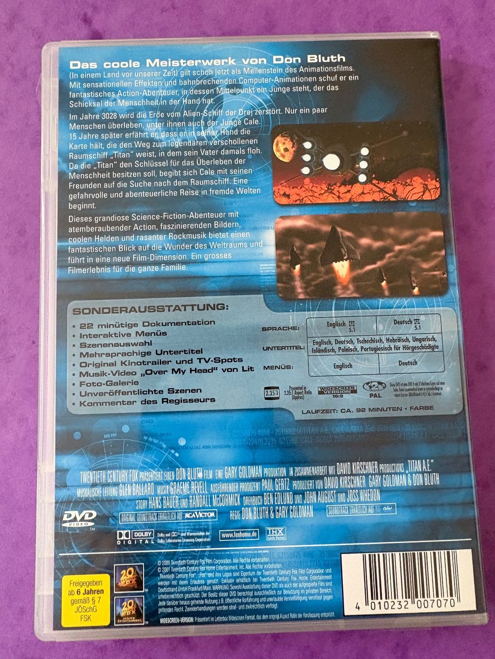 Tutti i DVDs: TITAN [A.E.] DVD. ***** TWINT ***** – Nuovo (secondo la descrizione) da Spreitenbach venduto da SwissTradeMan 1