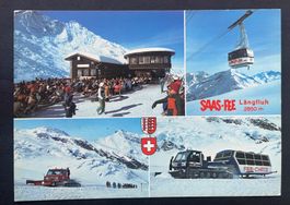 Saas Fee /Längfluh, Skigebiet/ Fee-Chatz Pistenfahrzeug