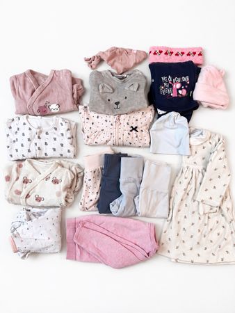 Baby Mädchen Kleiderpaket 0–3 Monate | Erstausstattung 